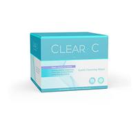 Clear C Premium No Rinse Non Irritating Eyelid Wipes 30 count - Pre-moistened Pads for Dry Eyes, Red Eyes, Daily Use. Box of 30 Individually Wrapped Wipes