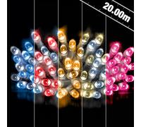 Clear Cable Supabrights16M - LED, fairy lights, string lights, pink, blue, white