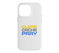 Clear Cache Pray Case for iPhone 14 Pro Max