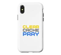 Clear Cache Pray Case for iPhone X/XS