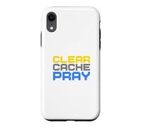Clear Cache Pray Case for iPhone XR