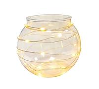 Clear Candy Dish - 9 * 9 * 5CM Clear Spherical Storage Bowl | Decorative Glass Storage Bowls | Spring Candy Tray | for Bowl Party Birthday Weekday Offices Bedroom Countertop Outdoor Flower Garden