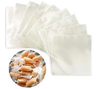 FIESTA WRAPS Clear Candy Wrappers for Caramels (300 Pcs 5 x 5 inches) - Natural Clear Cellophane Candy Wrapper - Caramel Wrappers - Candy Wrapping Paper for Caramels, Chocolate, Nougat and Lollipops