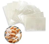 Clear Candy Wrappers for Caramels (600 Pcs 3.5x5 inches) - Natural Clear Cellophane Candy Wrapper - Caramel Wrappers - Wrapping Paper for Caramels, Chocolate, Nougat and Lollipops