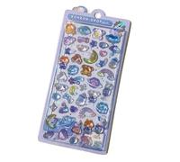 Clear Cartoon Animal Sticker Water Resistant for Scrapbooking Journal Planner Kids Motivational Sticker for Rewarding Decoration