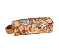 Clear Cartoon Pencil Case Water Resistant Zippered Pen Pencil Pouches Pen Organizers Travel Makeup Bag for Student Women Kids Pen Holder