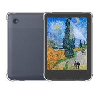 Clear Case and Screen Protector for Kobo Clara Colour/BW/Clara Color/Clara 2E Rakuten Ereader 6 Inch Reader Accessories, TPU Back Cover Soft with Thin Slim Anti Glare Matte Screen Guard