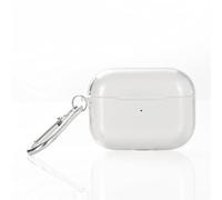 Clear Case for AirPods 4 with Keychain, UUCOVERS Anti-Yellowing Transparent Slim Soft TPU Shockproof Cover Anti-Scratch Protective Skin Full Drop Protection Case for Apple AirPods 4th Generation 2024