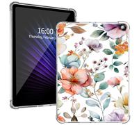 Clear Case for Amazon Kindle Fire Max 11 Tablet (13th Generation, 2023 Release) 11", Ultra-Thin Lightweight Scratch Resistant Soft TPU Clear Bumper Back Cover for Fire Max 11, Flowers