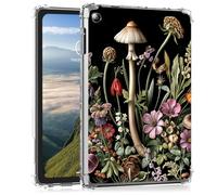 Clear Case for Fire HD 8 & HD 8 Plus 12th Generation 2022 Release Ultra -Thin Slim Lightweight Shockproof Clear TPU Silicone Back Shell Cover for Kids Women,Mushroom in Weed