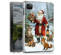 Clear Case for iPad Air 13 M3/M2 2025 2024/iPad Pro 12.9 2022/2021/2020/2018- Slim Lightweight Transparent Shockproof Protective Cover for iPad Air 13 2025,Christmas Card