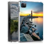 Clear Case for iPad Air 13 M3/M2 2025 2024/iPad Pro 12.9 2022/2021/2020/2018- Slim Lightweight Transparent Shockproof Protective Cover for iPad Air 13 2025,Citys Lighthouse