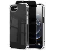 Clear Case for iPhone 17e (2026) / 16e Phone Cover(6.1-inch) with Anti-spy Screen Protector, iPhone SE 4th 2025 Clear Case, Camera Protection Ultra Slim Case Anti-Scratch Shockproof Bumper Cover