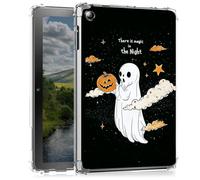 Clear Case for Kindle Fire HD 10 Tablet 10.1" (7th / 9th Generation, 2017/2019 Release)- Slim Lightweight Transparent Shockproof Protective Cover for HD 10 2019,Cute Witch