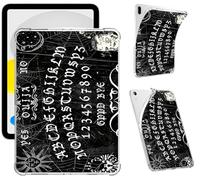 Clear Case for Kindle Scribe 10.2" (2024/2022 Release), Slim Transparent Soft TPU Protective Cover for Kindle Scribe with Shockproof Bumper Scratch-Resistant Back, Black Ouija Board