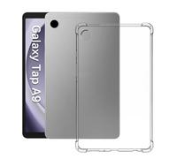 Clear Case for Sam-sung Galaxy Tab A9 8.7 Inch 2023 (SM-X110/X115/X117), Anti-Yellowing Transparent TPU Cover Shockproof Slim Protective Tablet Cover with Reinforced Corners