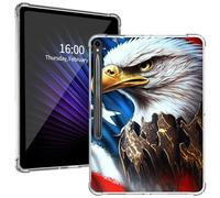 Clear Case for Samsung Galaxy Tab S9 11", Galaxy Tab S9 2023 Slim Lightweight Clear Protective Cover, Scratch Resistant Soft TPU Case for Samsung Tab S9 2023（SM-X710/X716）, America Flag Eagle