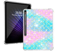 Clear Case for Samsung Galaxy Tab S9 FE 10.9", Galaxy Tab S9 FE 2023 Slim Lightweight Clear Protective Cover, Scratch Resistant Soft TPU Case for Samsung Tab S9 FE (X510/X516), Shiny Scale