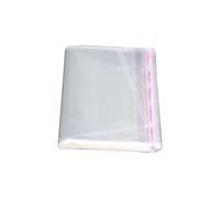 Clear Cellophane Bags - 200 PCS Transparent 15 * 20cm Food Grade OPP Plastic Self-Adhesive Sealing Treat Bags for Bakery, Snacks, Candy, Biscuit, Jewelry, Crafts