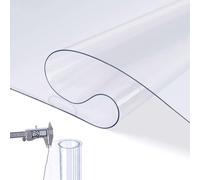 Clear Chair Mat 1.5mm Thick Office Protector for Hardwood Floors, Transparent PVC Floor Mats, Rectangular Design, 20"x56", 28"x32", 36"x72", 54"x98", 70"x120"