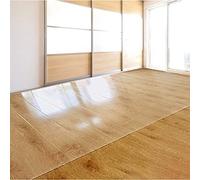 Clear Chair Mat for Hard Floors 1.5mm Thick Transparent Plastic Non Slip Waterproof Protector for Hardwood Indoor/Outdoor Heavy Duty Area Rug 80/100/120cm Width