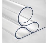 Clear Chair Mat for Hard Floors Thick 1mm Hardwood Floor Protector Mats Office Kitchen Under Desk Protector Anti Scratch Width 30-160cm High 30-260cm (Color : Thick 1mm/0.04", Size : 110x240cm)