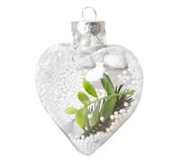 Clear Christmas Decoration Balls, Clear Fillable Ornaments, Shatterproof Ornamental Balls, Clear Hanging Ornaments for Crafts, Funny Craft Balls for Husband