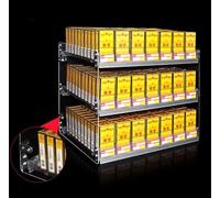 Clear Cigarette Display Rack | Organizer for Cigar & Blunt Wraps | Automatic Retail Cabinet for Supermarkets & Bars | Commercial Cigarette Box Pusher