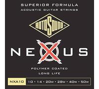 Clear Coated Phosphor Bronze Extra Light Gauge Acoustic Guitar Strings 10 14 20