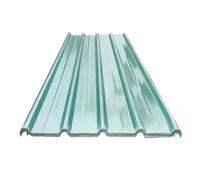 Clear Corrugated Roofing Panels - FRP Daylighting Sheets for Greenhouse and Garage Roofing, Dustproof and Rainproof, Set of 16 (0.9 x 1.1m / 35 x 43in)