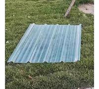 Clear Corrugated Roofing Sheets 5/7/9/12/14/16/17/20 Pcs 1mm Heat Insulating Fiberglass Panels Impact Resistant for Greenhouse Canopy (0.9x1.7m/35x67in 17 pcs)
