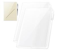 Clear Cover for Hobonichi A5 Size Planner- 13.1x8.8 Inches,Plastic Cover for HON A5 Notebook,Planner Protector (2-Pack)