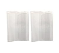 Clear Cover for Weeks A5 A6 Size Notebook Planner PVC Notebook Protecting Sleeves Protector Case Dust-Proof Waterproof (2 PCS, A6 (Width Adjustable))