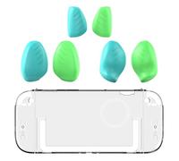 Clear Covers For NS2 Game Console Protective Case With Replaceable Handle Grips Scratchproof Shell Gamepad Sleeve Clear Dockable Cover