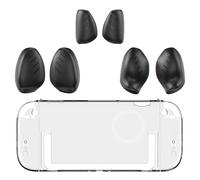 Clear Covers For NS2 Game Console Protective Case With Replaceable Handle Grips Scratchproof Shell Gamepad Sleeve Clear Dockable Cover