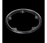 Clear Crankset Cap Guard for 5 Holes MTB Chain Wheel ABS Material