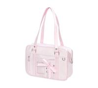 Clear Crossbody Bag For Pin Display Lovely Itabag Lacing Shoulder Bag Japanese Styles Messengers Bags Japanese Styles Crossbody Lovely Itabag With Clear Window Shoulder