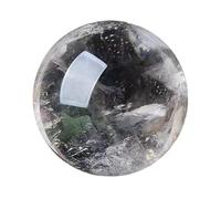 Clear Crystal Ball Real Quartz Crystal Sphere with Stand Stones Figurines for Divination Feng Shui and Home Decor,6~7cm