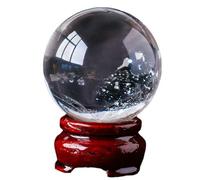 Clear Crystal Ball White Quartz Sphere, Balls for Home and Office Fengshui Decor, and,7~8cm