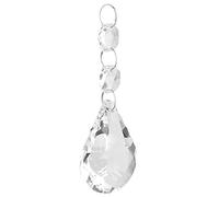 Clear Crystal Glass Bead Hanging Ornament Christmas Tree Wedding Party Home Decoration