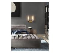 Clear Crystal LED Wall Sconces, Brass Finish, Modern Wall Lights for Living Room, Dining Room, Bedroom, E14 Bulb, Elegant Home Decor, Dropshipping Available