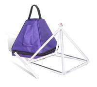 Clear Crystal Quartz Pyramid 5-12 Inch Merkaba Sound Therapy Meditation Yoga Meditation Stress Relief Corner Rack Percussion Instruments Including Crystal Percussi,One Color,8 Inch