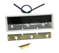 Clear Dashboard LCD Speedometer Screen and Flexible Cable Assembly for E38 E39 Instrument Gauge Cluster Repair Dashboard LCD Screen Repair Set