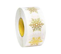 Clear Decorative Sticker Snowflake Envelope Seals Christmas Label for Craft Decoration Decorative