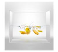 Clear Decorative Tray Acrylic Serving Tray,Shooting Water Tank,Photography Creative Tray,Acrylic Display Case Dust Cover Box for Bathroom Nightstand Dresser(40x20x40cm)