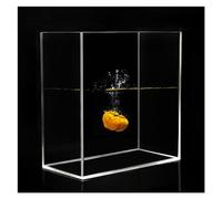 Clear Deep Water Tank,Waterproof Clear Acrylic Storage Case Showcase,Photo Posing Props,Creative Tank for Food Cosmetic Product Shooting Prop (Color : Clear, Size : 50x20x40cm)