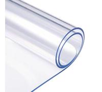Clear Desk Cover Protector, Transparent PVC Table Pad Mat 1.5mm,75x270cm/30x106in