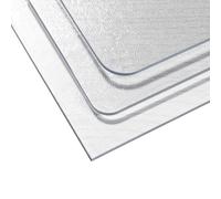 Clear Desk Mat, Clear Writing Desk Pad, 2mm Thick Plastic Table Cover Protector, Rectangular Non-Slip Tablecloth Cover for Dresser Coffee Table and Painting Table(50cm x 110cm)