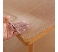 Clear Desk Mat for Home and Office 30x30cm 40x50cm 50x60cm 60x80cm 80x100cm 100x120cm PVC Clear Chair Mat 1mm/1.5mm Thick Anti-Slip Computer Desk Mat for Indoor Hallway Living Room Easy Clean(Frosted