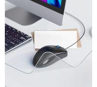 Clear Desk Mat, Non-Slip Large Desk Pad Desk Protector Mat, Waterproof PVC Laptop Mat Computer Mat Desk Cover Table Protector for Home and Office Accessories(Transparent - 1 mm,80 cm × 140 cm（ 31'' x